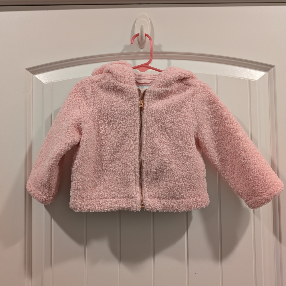 Janie and Jack Pink Fleece Jacket